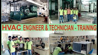 BEST HVAC TRAINING  HVAC ENGINEER  HVAC TECHNICIAN  AC TECHNICIAN  WINDOW AC SPLIT AC  CHILLER [upl. by Awram]