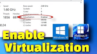 How to Enable Virtualization in Windows 10  11 PC  Enable VTx in Bios [upl. by Aihsenet]