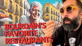 Eating At Anthony Bourdains Favorite Restaurants In Barcelona [upl. by Asi]