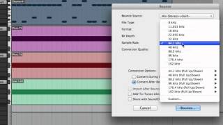 Bounce amp Export Options in Pro Tools [upl. by Faun816]