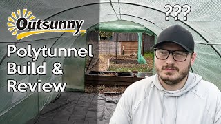 Outsunny Polytunnel Build and Review  Is It Any Good [upl. by Matland]