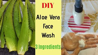 BeautyampCareEPI56Homemade Aloe Vera Face WashFoaming Face Wash Natural Skin Lightening Face Wash [upl. by Darach]