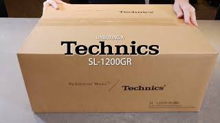 Unboxing a Technics SL1200GR Turntable [upl. by Stannfield]