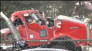 Milk Tanker Rollover on I94 [upl. by Anirac]