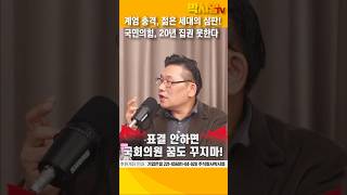 계엄 충격 젊은 세대의 심판국민의힘 앞으로 20년동안 집권 못해 [upl. by Marvella]