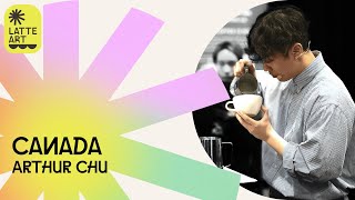 Arthur Chu Canada  2024 World Latte Art Championship  Round 1 [upl. by Winstonn]