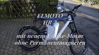 Modifizierung eines Elmoto HR2 Einbau eines EBikeMotors ohne Permanentmagneten [upl. by Eirol]