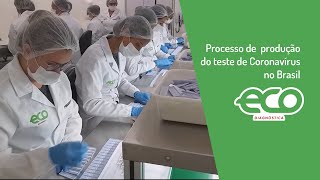 Processo de produção do teste de Coronavírus no Brasil [upl. by Ateiram922]