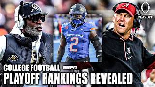 Week 14 College Football Playoff Rankings REVEALED 👀  ESPN College Football [upl. by Alimak]