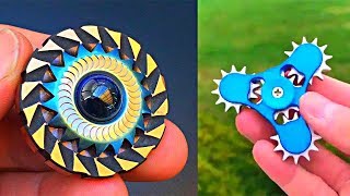 10 Fidget Spinner increibles l Los mejores Fidget spinner Ilusiones opticas [upl. by Trill]