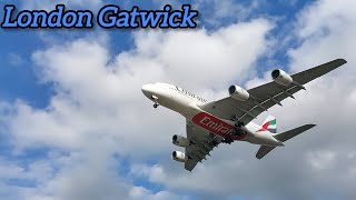 Gatwick 26L arrivals and departures [upl. by Deehsar]