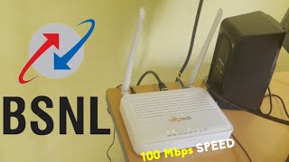 BSNL New Launched Bharat Fiber Broadband  BSNL Bharat Fiber Plans  BSNL Broadband Speed Test [upl. by Rhiamon]