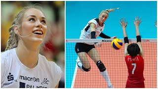 Beautiful and Talented Volleyball Player  Louisa Lippmann HD [upl. by Nereil16]