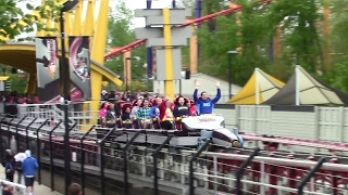 Top Thrill Dragster offride HD Cedar Point [upl. by Etnuhs430]