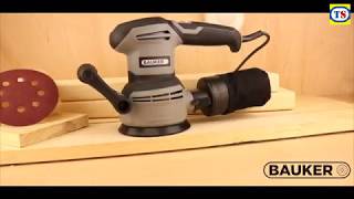 Bauker 400W 125mm Rotary Sander 240V  Item 21389 [upl. by Dorkas]