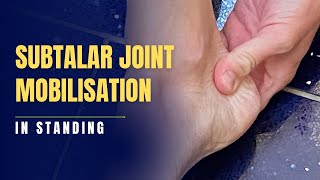 Subtalar Joint Mobilisation [upl. by Murial295]