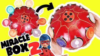 Miraculous Ladybug NEW Miracle Box Handmade Jewelry and Kwamis Surprises from Master Fu [upl. by Trevethick547]