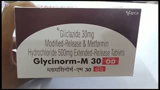 GlycinormM 30 OD Tablet  Gliclazide amp Metformin Hydrochloride Tablet  Glycinorm M 30 OD Tablet Us [upl. by Burg]