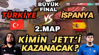 TÜRKİYE VS İSPANYA BÜYÜK FİNAL 2MAP  CNED JETT VS FİT1NHO JETT  VALORANT SPIKE NATIONS FİNAL [upl. by Nahsin]