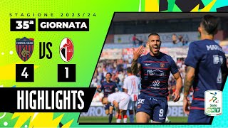 Cosenza vs Bari 41  Prestazione super dei Lupi al Marulla  HIGHLIGHTS SERIE BKT 2023  2024 [upl. by Emiatej]