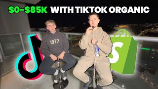 From Complete Beginner to 85000 with TikTok Organic Dropshipping  Case Study [upl. by Latsirk]