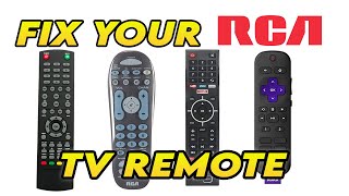 How To Fix Your RCA TV Remote Control That is Not Working [upl. by Herstein]