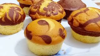 চুলায় তৈরি পারফেক্ট কাপকেক রেসিপি🧁 Vanilla With Chocolate Cup Cakes Recipe 🧁😋 [upl. by Kalfas]