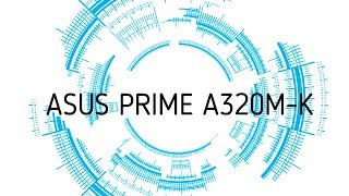 Материнская плата ASUS PRIME A320MK Распаковка Microtron [upl. by Rayham361]