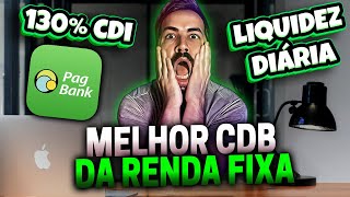 CDB 130 CDI PAGBANK COM LIQUIDEZ DIÁRIA QUANTO RENDE E VALE A PENA [upl. by Seaver]