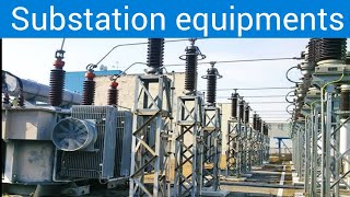 Substation equipments and their functions circuit breakerCTPTpower transformer [upl. by Neelra568]