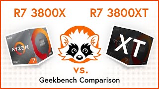 AMD Ryzen 7 3800X vs AMD Ryzen 7 3800XT  Geekbench CPU Benchmark Comparison [upl. by Eeldivad511]