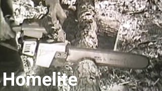 Homelite Chainsaw Commercial [upl. by Mal]