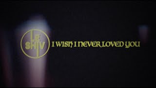 Le Shiv  I Wish I Never Loved You official music video [upl. by Nnylsoj]