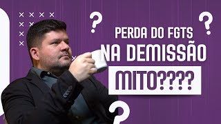 Perda do saque imediato do FGTS ao pedir demissão [upl. by Dorahs]