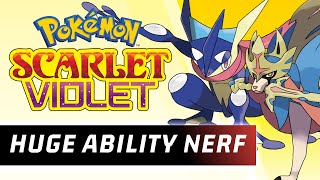 HUGE ABILITY NERFS Pokemon Scarlet and Pokemon Violet [upl. by Latoniah]