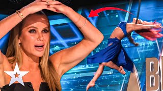 The Audition That Was To DANGEROUS Itzel Salvatierra Aerial Performance Goes Viral  BGT 2024 [upl. by Gweneth]