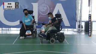 Taiwan Regional Boccia Championship 30102021 Chen Dong 陳棟 vs Chen YiChieh 陳義傑 BC4 [upl. by Kliber469]