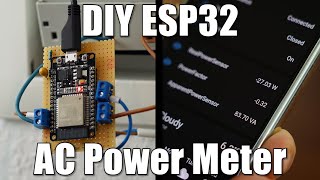 DIY ESP32 AC Power Meter with Home AssistantAutomation Integration [upl. by Mailiw]