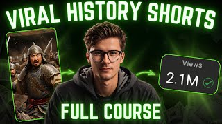 How to Make Viral AI History Shorts  FULL Course 900Day [upl. by Ave]