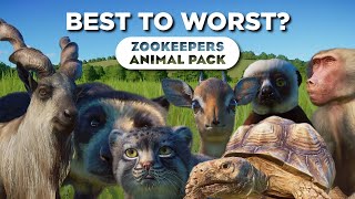 Ranking Best to Worst Zookeepers Pack Animals  Planet Zoo [upl. by Arlyn]