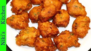 மொறு மொறு கோதுமை போண்டா செய்வது எப்படிHow to make Wheat Bonda recipe in tamilNikis Kitchen [upl. by Randal]