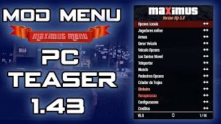 GTA 5 Online 146 Maximus Mod Menu w Stealth Money and RP Hacks Undetected [upl. by Ailido]