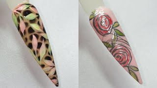 trending nail art design ideas  hand painted nail art designs [upl. by Jermaine544]