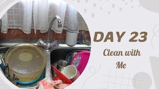 Day 23 Clean with Me 🧹cleaning the scullery  LifewithMsMalaika [upl. by Criswell291]