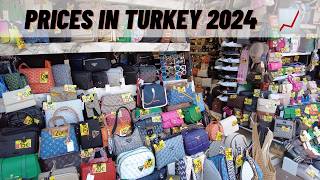 📈 FAKE MARKET PRICES IN TURKEY 2024 🇹🇷 ALANYA MARKET 2024 FULL TOUR PRICES FOR TOURIST TURKEY 2024 [upl. by Aevin]