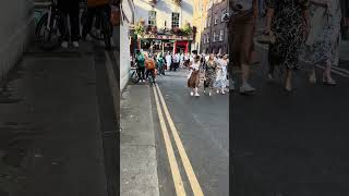 Dublin streets on a busy Friday travel shorts dublin [upl. by Shipp]