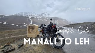 Solo Ladakh Bike ride  Manali to Leh ep07  Nature Moto [upl. by Johnna]