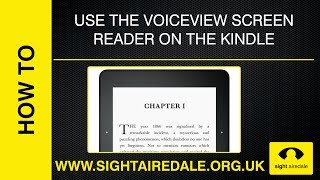 How to make your Kindle read books to you using VoiceView [upl. by Caton]