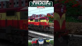 Train Simulator I WDM3D Coupling ICFUtkrisht Coach I Train Game Train Videoshorts trainsimulator [upl. by Quartet]