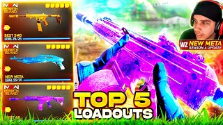 TOP 5 NEW META LOADOUTS in Rebirth Island Warzone Update Best Class Setups [upl. by Atikihc]